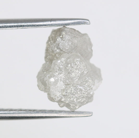 2.98CT Natural Rough White Uncut Diamond|For Uncut Rough Diamond Gold Ring|Raw Diamond For Jewelry|Unique Gift|Antique Raw Diamond Gift