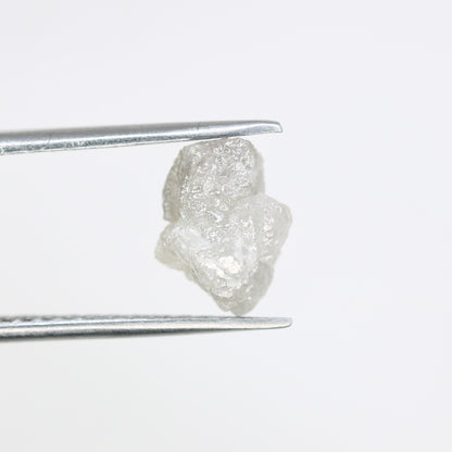 2.98CT Natural Rough White Uncut Diamond|For Uncut Rough Diamond Gold Ring|Raw Diamond For Jewelry|Unique Gift|Antique Raw Diamond Gift