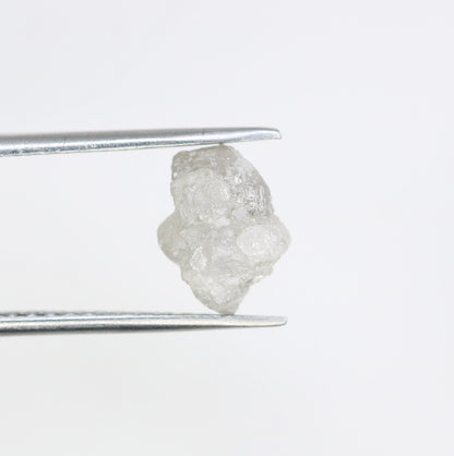2.98CT Natural Rough White Uncut Diamond|For Uncut Rough Diamond Gold Ring|Raw Diamond For Jewelry|Unique Gift|Antique Raw Diamond Gift