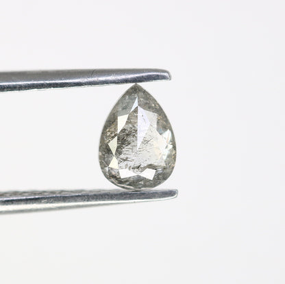 0.50ct Loose Pear Salt and Pepper DiamondFor Gold Ring Diamonds