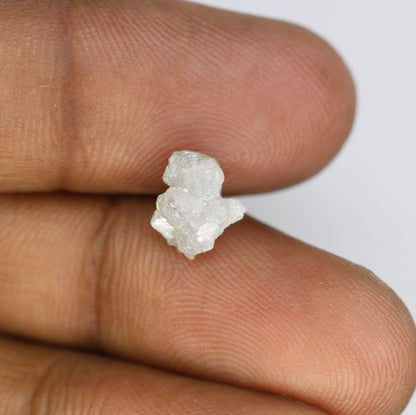 2.98CT Natural Rough White Uncut Diamond|For Uncut Rough Diamond Gold Ring|Raw Diamond For Jewelry|Unique Gift|Antique Raw Diamond Gift