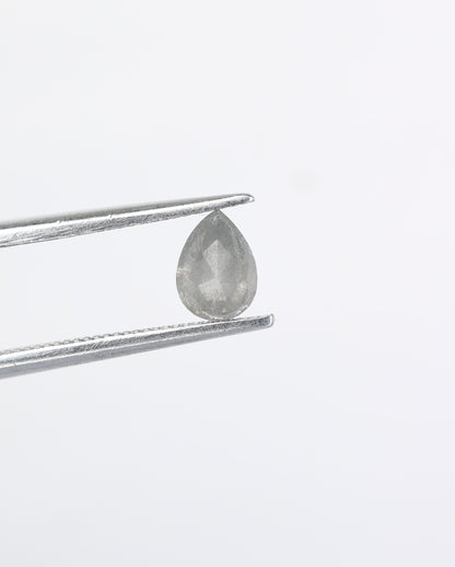 Rose Cut Pear Salt and Pepper Diamond RingFor Gold Ring Diamonds