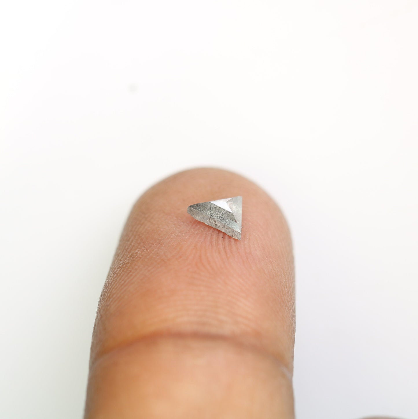 Salt and Pepper Triangle Cut Diamond, Natural Loose Unique Diamonds, For bracelet & pendant necklace, handmade Victorian jewelry women gift