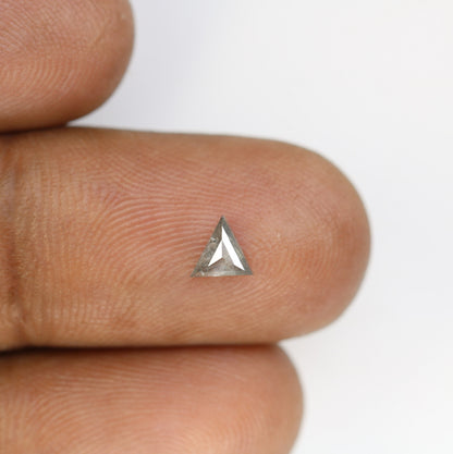 Salt and Pepper Triangle Cut Diamond, Natural Loose Unique Diamonds, For bracelet & pendant necklace, handmade Victorian jewelry women gift