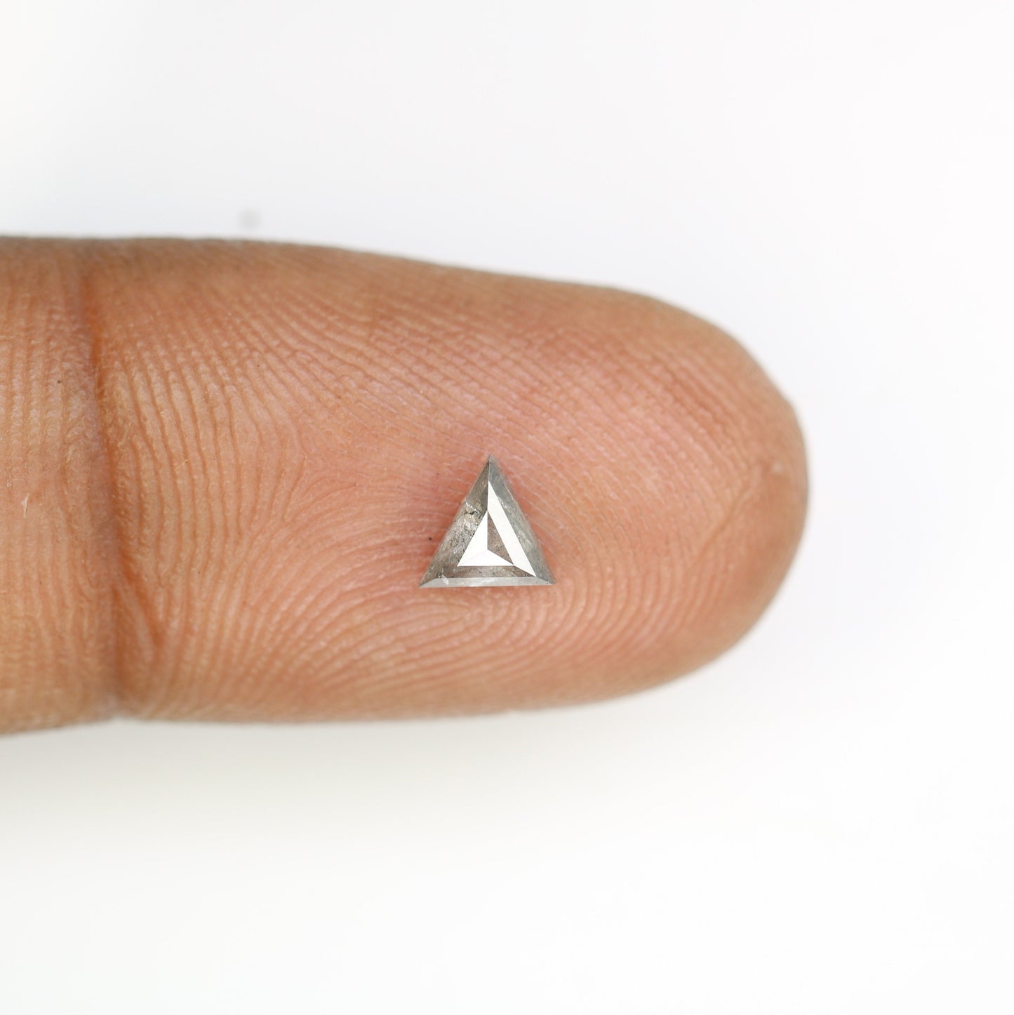 Salt and Pepper Triangle Cut Diamond, Natural Loose Unique Diamonds, For bracelet & pendant necklace, handmade Victorian jewelry women gift