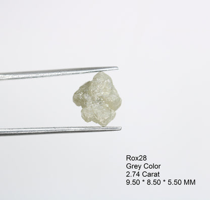 2.74 CT Natural Rough White Uncut Diamond|For Uncut Rough Diamond Gold Ring|Raw Diamond For Jewelry|Unique Gift|Antique Raw Diamond Gift