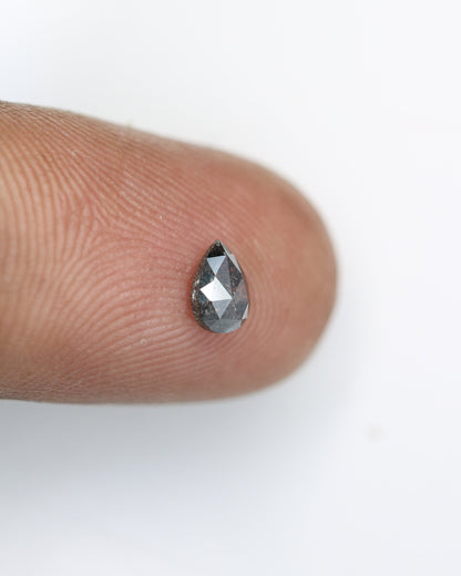 Loose Pear Shape Black Salt and Pepper Diamond RingFor Gold Ring Diamonds