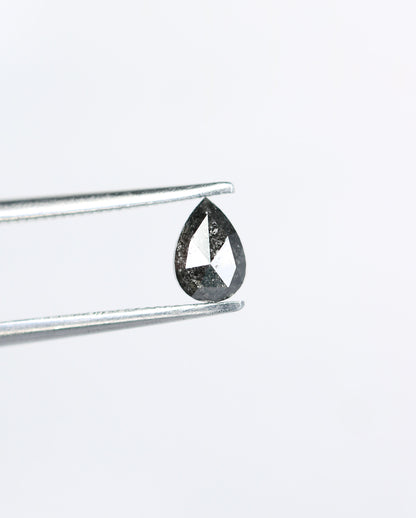 Loose Pear Shape Black Salt and Pepper Diamond RingFor Gold Ring Diamonds