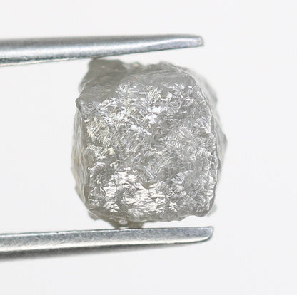 2.64 CT Natural Rough Gray Uncut Diamond | For Uncut Rough Diamond Ring | Raw Diamond For Jewelry | Unique Gift | Antique Raw Diamond Gift