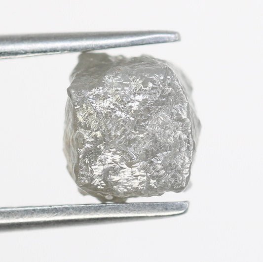 2.64 CT Natural Rough Gray Uncut Diamond | For Uncut Rough Diamond Ring | Raw Diamond For Jewelry | Unique Gift | Antique Raw Diamond Gift