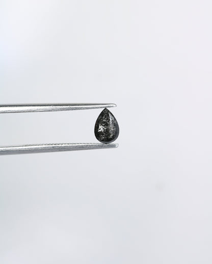 Loose Pear Shape Black Salt and Pepper Diamond RingFor Gold Ring Diamonds