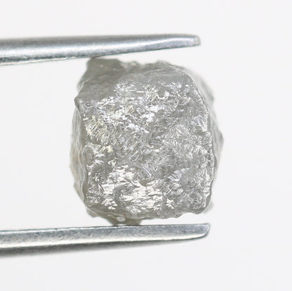 2.64 CT Natural Rough Gray Uncut Diamond | For Uncut Rough Diamond Ring | Raw Diamond For Jewelry | Unique Gift | Antique Raw Diamond Gift