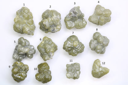 Unique Rough Salt and Pepper Diamonds | Large Raw Antique Shape Gemstones | Irregular Raw Diamond Jewelry | Perfect Gifts for Men and Women