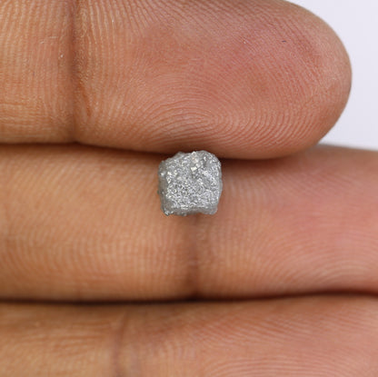 2.73 CT Natural Rough Gray Uncut Diamond | For Uncut Rough Diamond Ring | Raw Diamond For Jewelry | Unique Gift | Antique Raw Diamond Gift