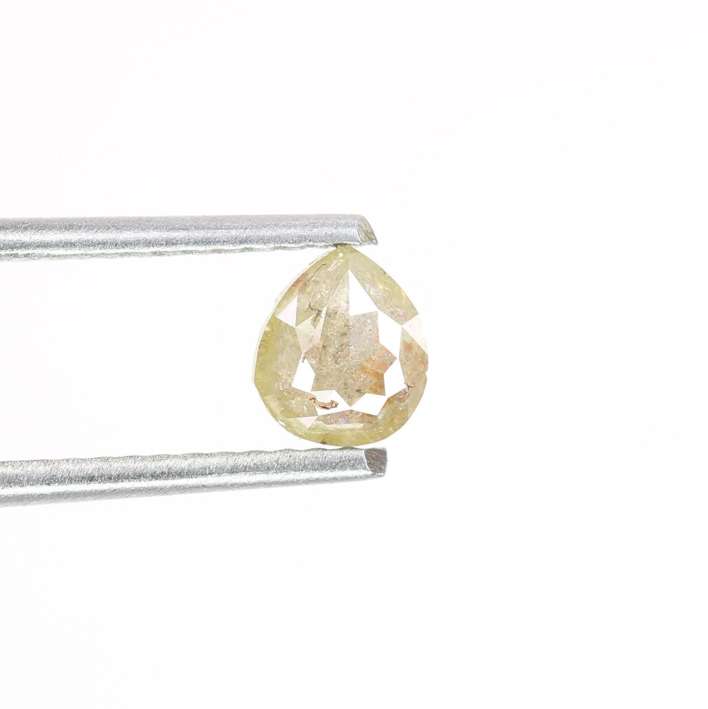 0.60 CT Natural Grey Loose Pear Shape Fancy Diamond For Promise Ring | Pear Diamond Ring | Pear Halo Ring | Pear Prongs Set Ring Diamonds