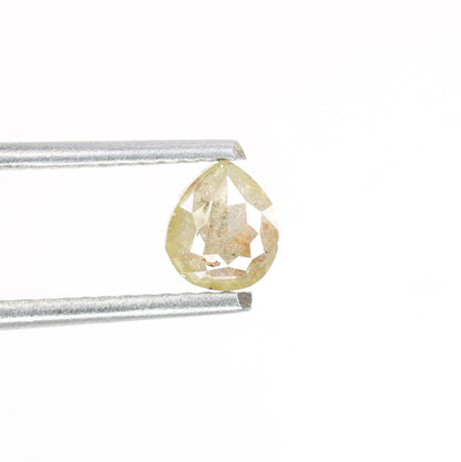 0.60 CT Natural Grey Loose Pear Shape Fancy Diamond For Promise Ring | Pear Diamond Ring | Pear Halo Ring | Pear Prongs Set Ring Diamonds
