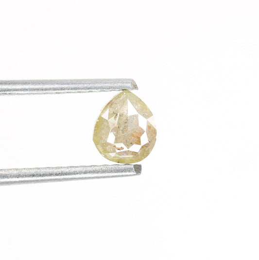 0.60 CT Natural Grey Loose Pear Shape Fancy Diamond For Promise Ring | Pear Diamond Ring | Pear Halo Ring | Pear Prongs Set Ring Diamonds