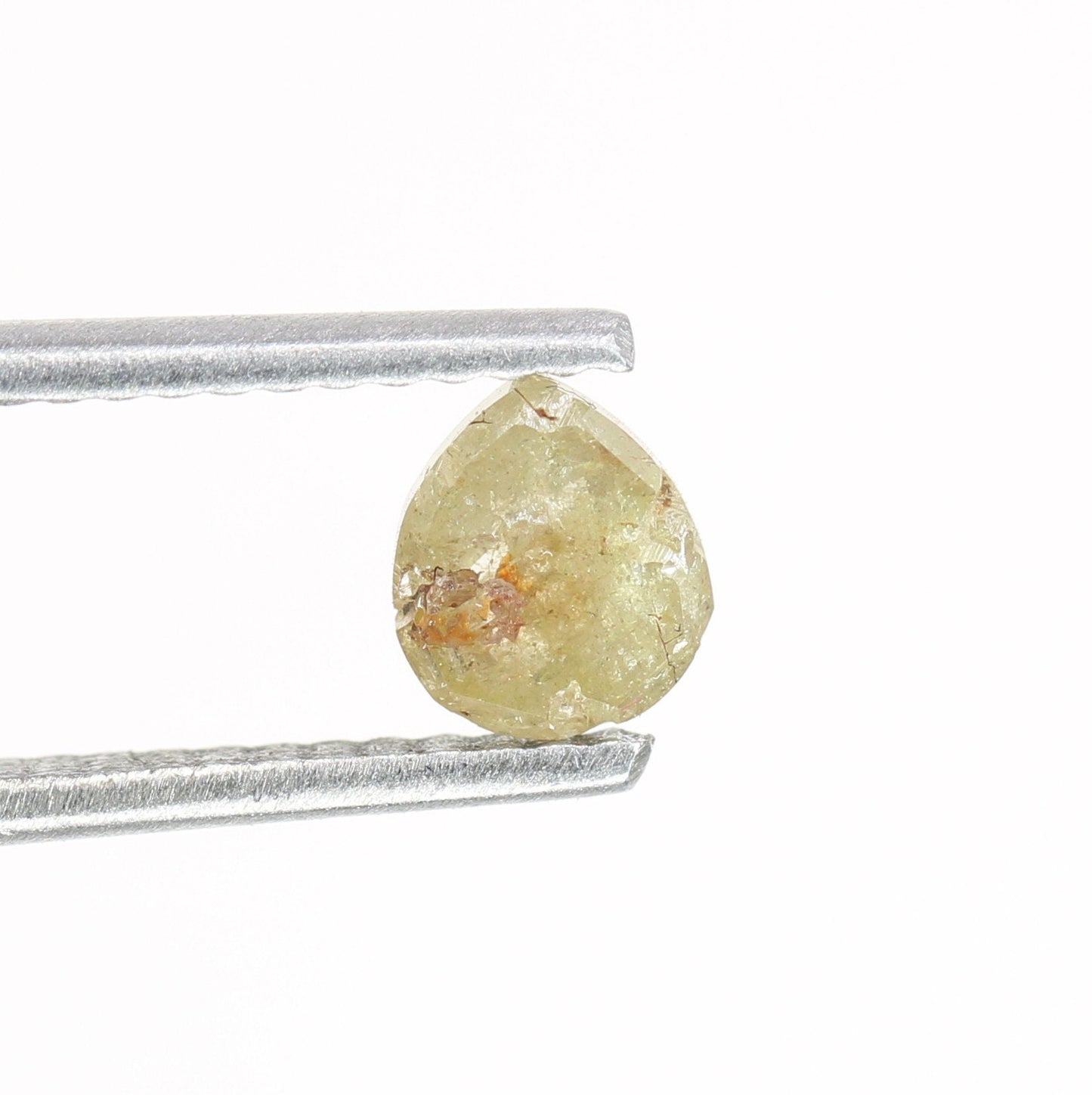0.60 CT Natural Grey Loose Pear Shape Fancy Diamond For Promise Ring | Pear Diamond Ring | Pear Halo Ring | Pear Prongs Set Ring Diamonds