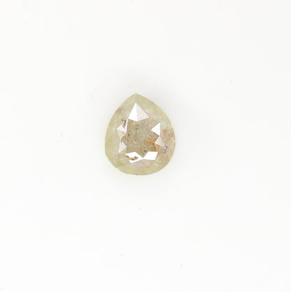 0.60 CT Natural Grey Loose Pear Shape Fancy Diamond For Promise Ring | Pear Diamond Ring | Pear Halo Ring | Pear Prongs Set Ring Diamonds