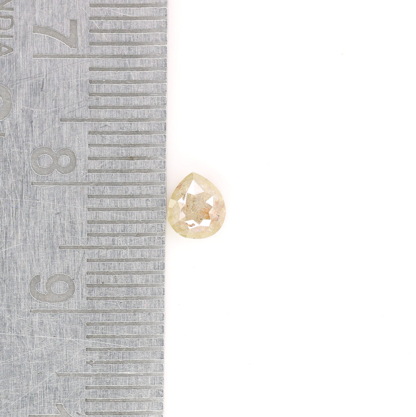 0.60 CT Natural Grey Loose Pear Shape Fancy Diamond For Promise Ring | Pear Diamond Ring | Pear Halo Ring | Pear Prongs Set Ring Diamonds