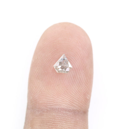0.63 CT Salt and Pepper Unique Loose Diamond, Pentagon Cut for Handmade Necklace Pendant, Diamond Bracelet Engagement Gold Ring For Women
