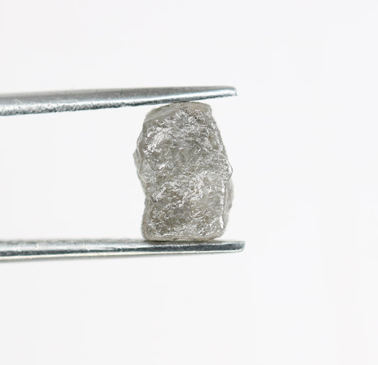 2ct Natural Rough Gray Uncut Diamond | For Uncut Rough Diamond Ring | Raw Diamond For Jewelry | Unique Gift | Antique Raw Diamond Gift