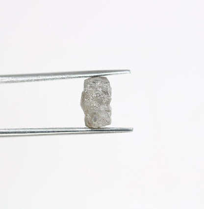 2ct Natural Rough Gray Uncut Diamond | For Uncut Rough Diamond Ring | Raw Diamond For Jewelry | Unique Gift | Antique Raw Diamond Gift