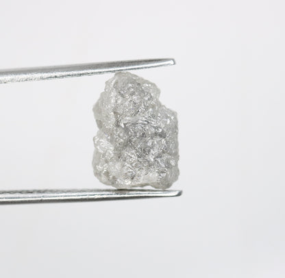3.8Ct Natural Rough Gray Uncut Diamond | For Uncut Rough Diamond Ring | Raw Diamond For Jewelry | Unique Gift | Antique Raw Diamond Gift