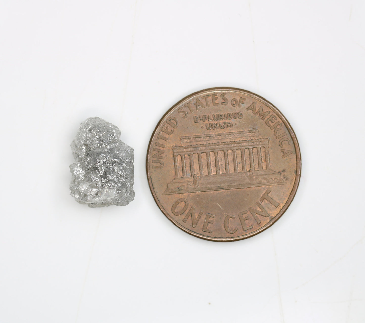 3.8Ct Natural Rough Gray Uncut Diamond | For Uncut Rough Diamond Ring | Raw Diamond For Jewelry | Unique Gift | Antique Raw Diamond Gift