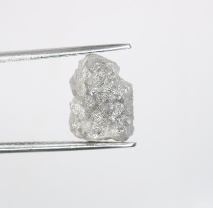 3.8Ct Natural Rough Gray Uncut Diamond | For Uncut Rough Diamond Ring | Raw Diamond For Jewelry | Unique Gift | Antique Raw Diamond Gift