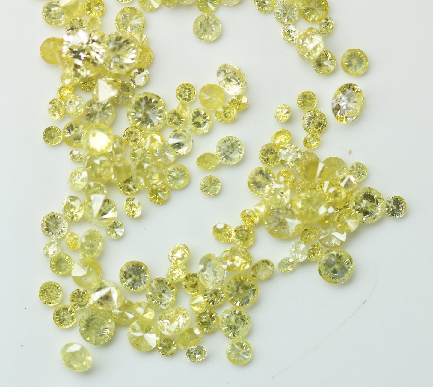 Loose Yellow Round Diamond Eternity Ring for Gold Bands | Perfect for Custom Engagement Rings or Unique Jewelry Designs