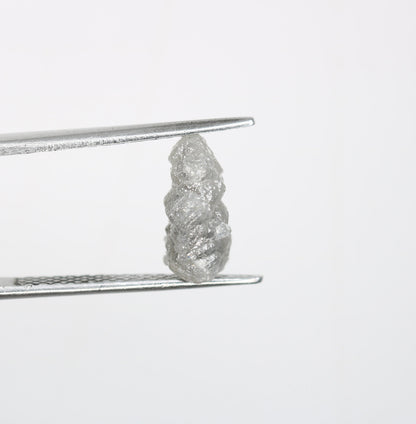 3.8Ct Natural Rough Gray Uncut Diamond | For Uncut Rough Diamond Ring | Raw Diamond For Jewelry | Unique Gift | Antique Raw Diamond Gift