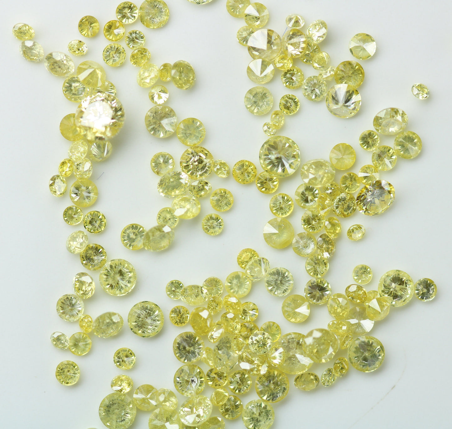 Loose Yellow Round Diamond Eternity Ring for Gold Bands | Perfect for Custom Engagement Rings or Unique Jewelry Designs