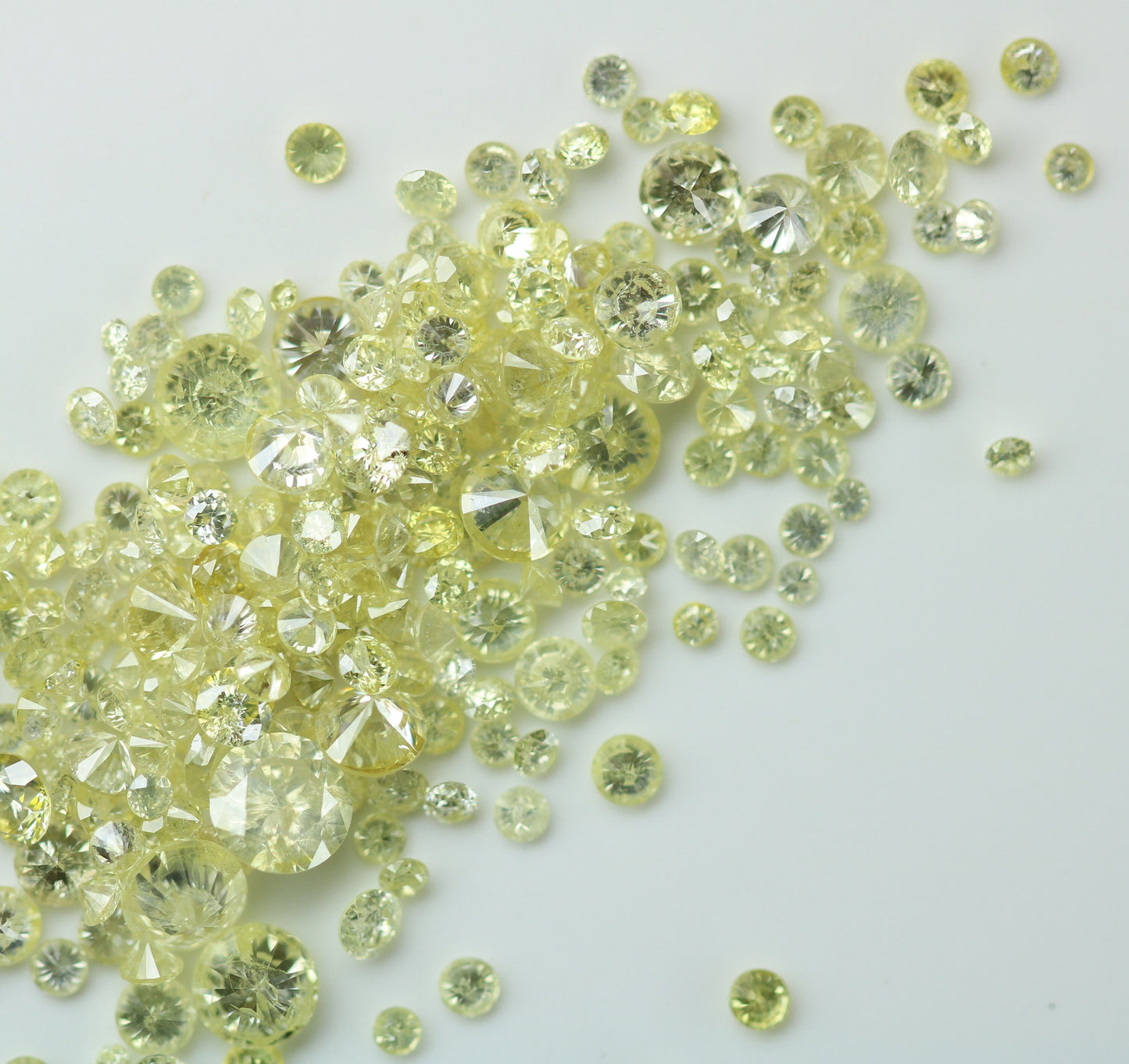 Loose Yellow Round Diamond Eternity Ring for Gold Bands | Perfect for Custom Engagement Rings or Unique Jewelry Designs