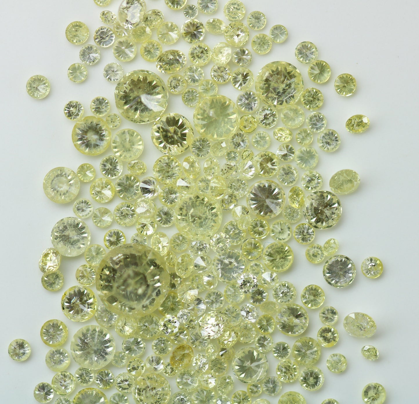Loose Yellow Round Diamond Eternity Ring for Gold Bands | Perfect for Custom Engagement Rings or Unique Jewelry Designs