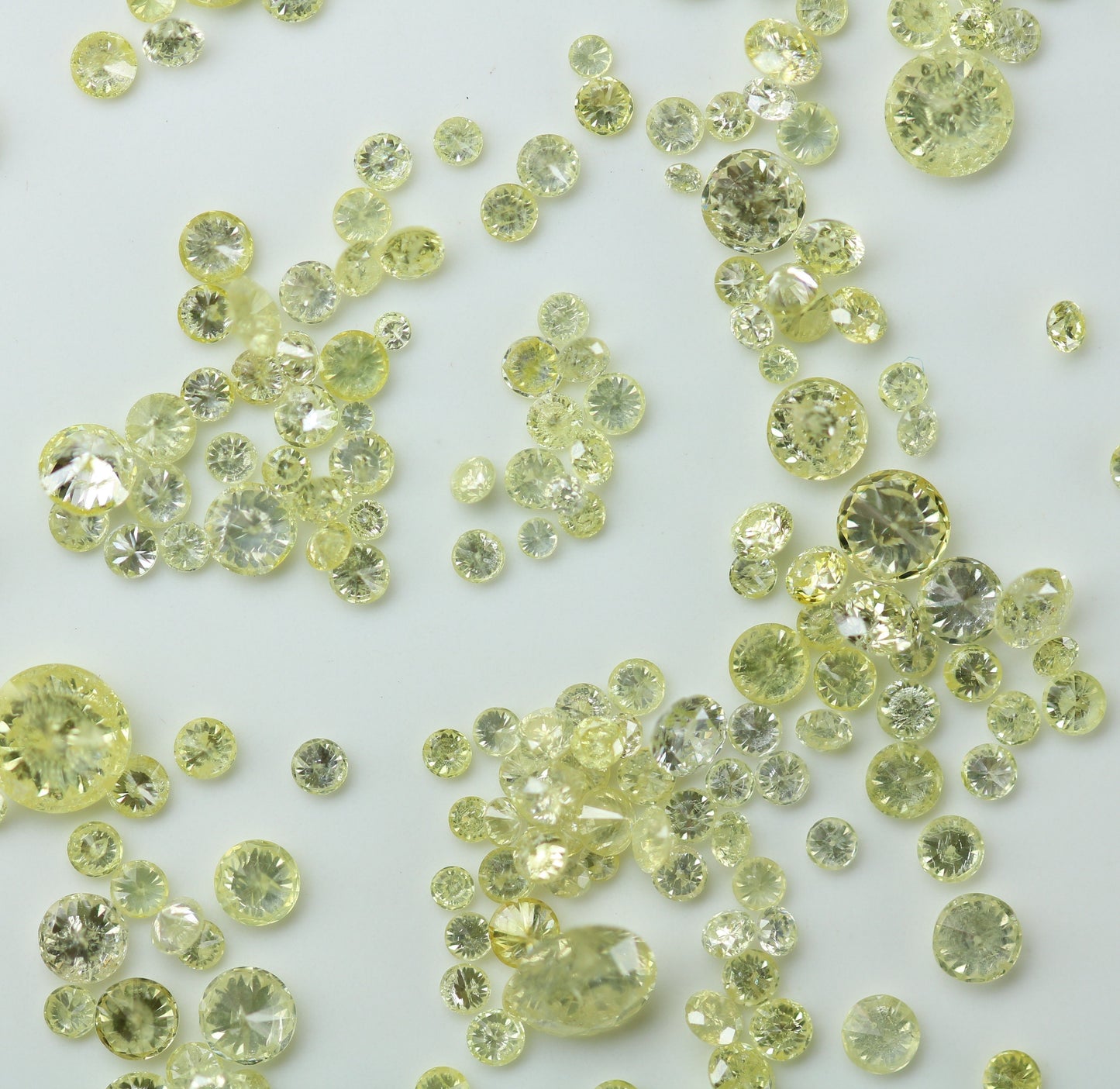 Loose Yellow Round Diamond Eternity Ring for Gold Bands | Perfect for Custom Engagement Rings or Unique Jewelry Designs
