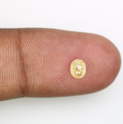 0.45 CT Loose Rustic Rose Cut Oval Diamond - Perfect for Engagement Ring & Unique Gold Ring Jewelry Designs