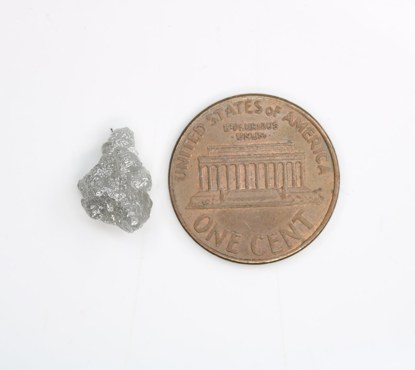 3 Ct Rough Gray Uncut Diamond | For Uncut Rough Diamond Ring | Raw Diamond For Jewelry | Unique Gift | Antique Raw Diamond Gift