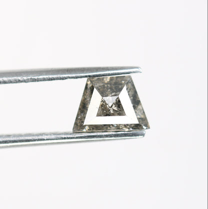 0.85 CT Salt and Pepper Natural Loose Diamond, Geometric Cut For handmade necklace pendant, diamond bracelet Wedding & Engagement Gold Ring