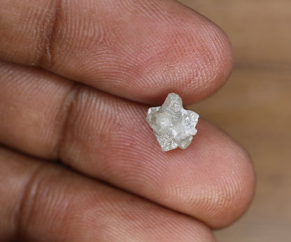 1.90ct Natural Rough Gray Uncut Diamond | For Uncut Rough Diamond Ring | Raw Diamond For Jewelry | Unique Gift | Antique Raw Diamond Gift