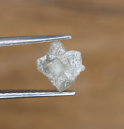 1.90ct Natural Rough Gray Uncut Diamond | For Uncut Rough Diamond Ring | Raw Diamond For Jewelry | Unique Gift | Antique Raw Diamond Gift