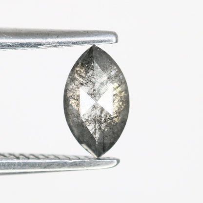0.34 CT Marquise Shape Salt And Pepper Diamond | Natural Loose Black/Grey Diamonds For Weeding & Earring | For pendant | For Bracelet