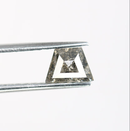 0.85 CT Salt and Pepper Natural Loose Diamond, Geometric Cut For handmade necklace pendant, diamond bracelet Wedding & Engagement Gold Ring