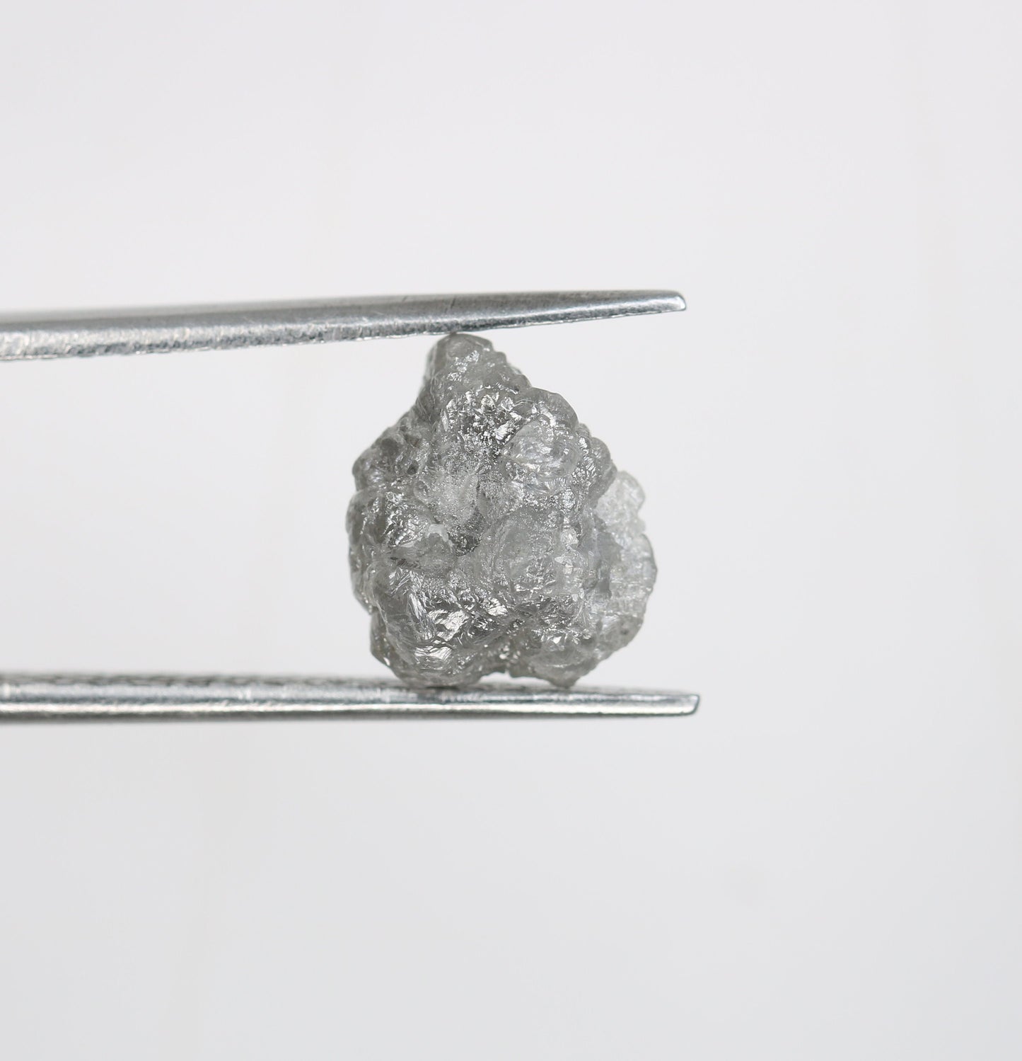 3.49ct Natural Rough Gray Uncut Diamond | For Uncut Rough Diamond Ring | Raw Diamond For Jewelry | Unique Gift | Antique Raw Diamond Gift