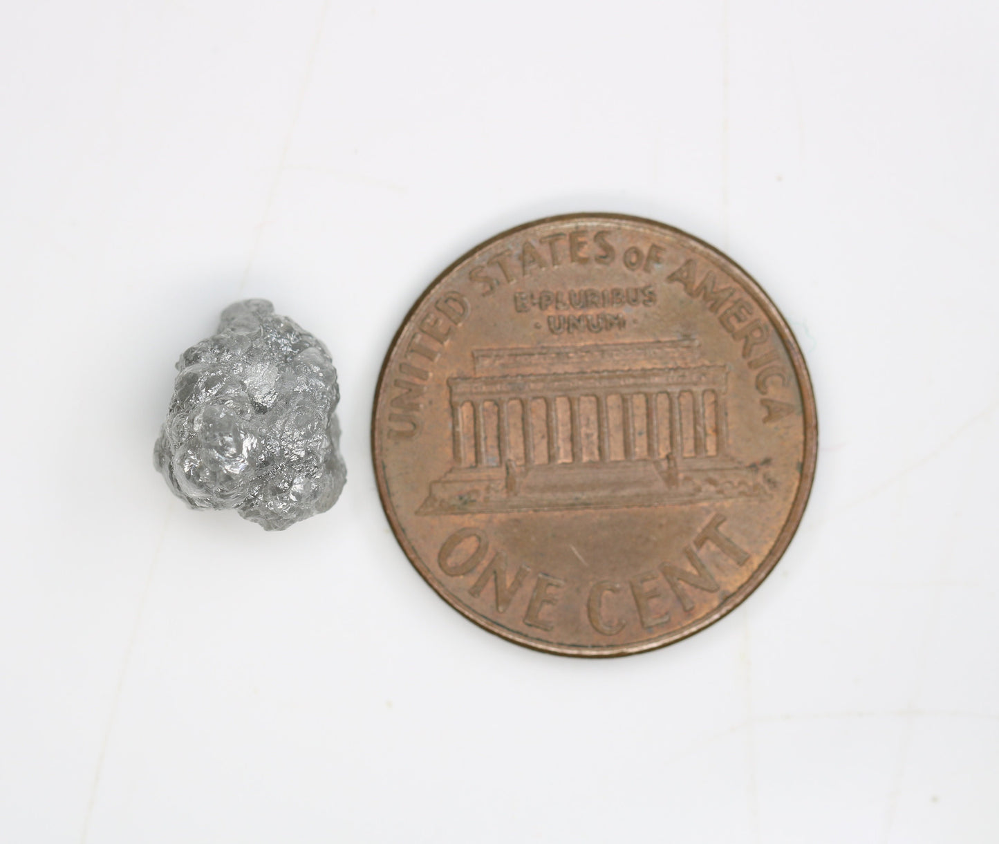 3.49ct Natural Rough Gray Uncut Diamond | For Uncut Rough Diamond Ring | Raw Diamond For Jewelry | Unique Gift | Antique Raw Diamond Gift