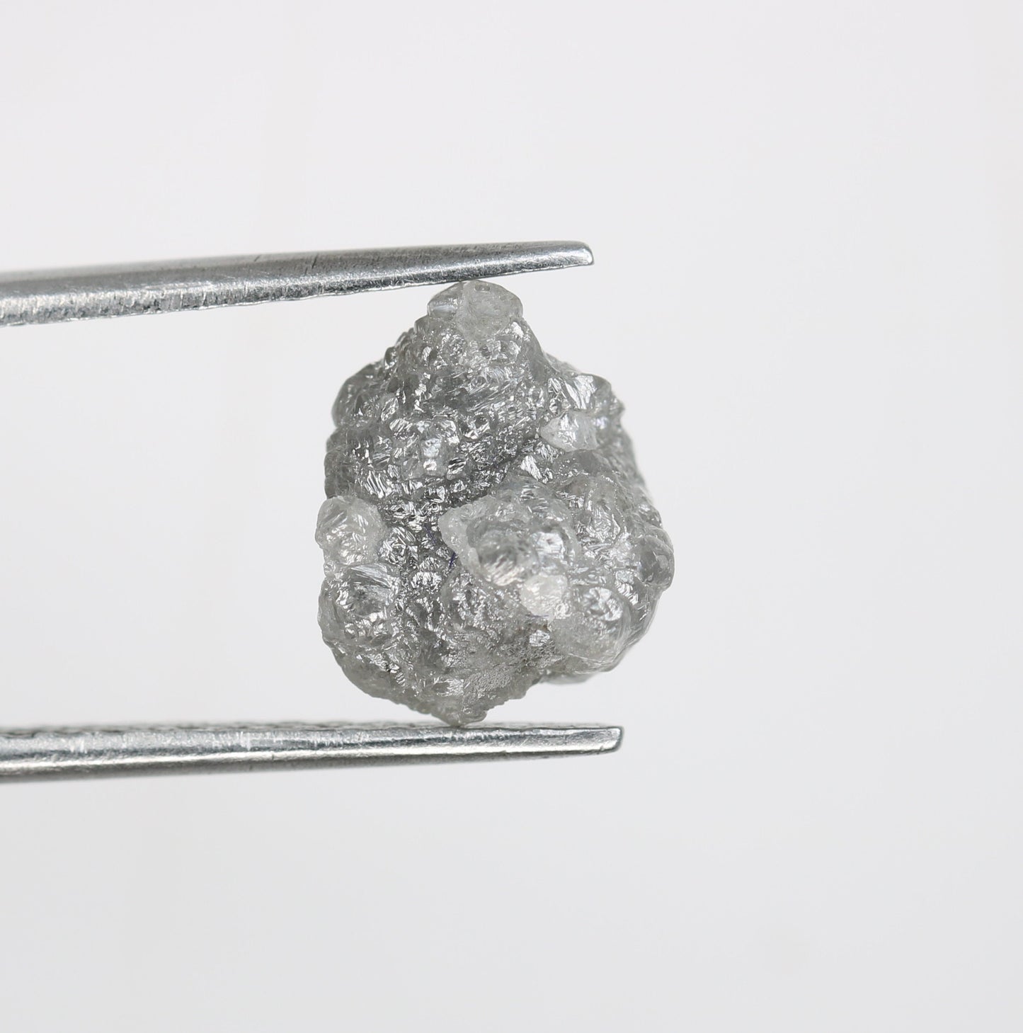 3.49ct Natural Rough Gray Uncut Diamond | For Uncut Rough Diamond Ring | Raw Diamond For Jewelry | Unique Gift | Antique Raw Diamond Gift