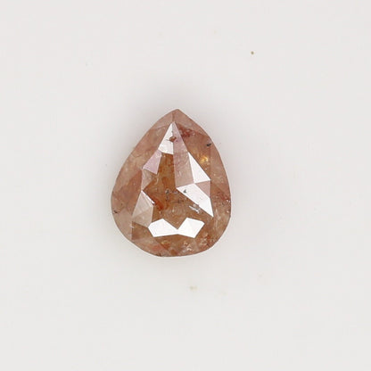 0.38 CT Loose Pear Shape Natural Peach Diamond For Proposal Ring | Gift For Her | Anniversary Gift | Pear Galaxy Ring | Pear Prongs Set Ring