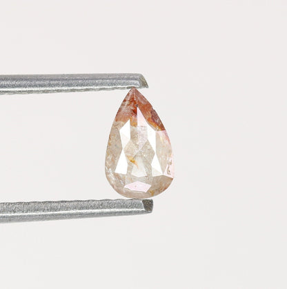 0.33 CT Natural Peach Pear Shape Diamond For Wedding Ring | 6 MM Pear Diamond | Peach Pear Diamond | Customize Jewelry | Statement Jewelry