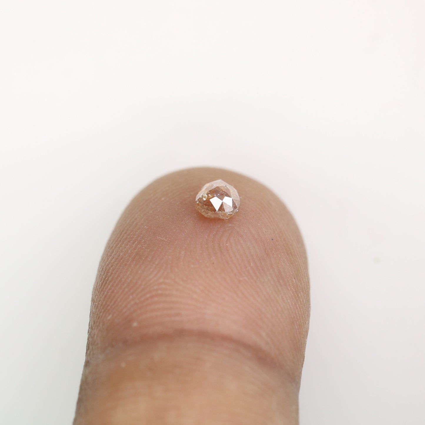 0.37 CT 5 MM Loose Pear Shape Natural Peach Diamond For Promise Ring | Pear Diamond Ring | Pear Halo Ring | Pear Peach DiamondFor Gold Ring