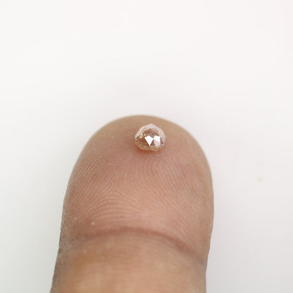 0.37 CT 5 MM Loose Pear Shape Natural Peach Diamond For Promise Ring | Pear Diamond Ring | Pear Halo Ring | Pear Peach DiamondFor Gold Ring